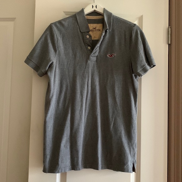 Hollister grey polo - Picture 1 of 3